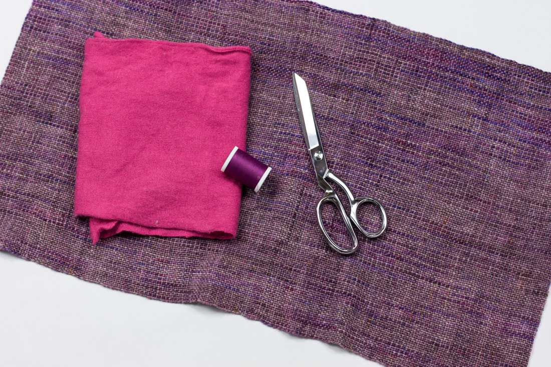 Yes, you CAN sew with handwoven fabric! From thefibersprite.