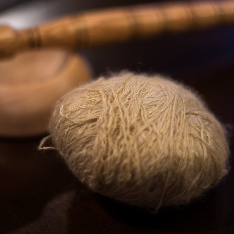Handspun cashmere yarn